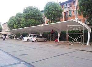 膜結(jié)構車棚常見損壞如何維修?（小編推薦）