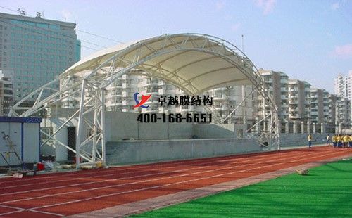登封<font color='red'>膜結(jié)構(gòu)看臺</font>/舞臺【登封市實驗高級中學等】設(shè)計施工案例