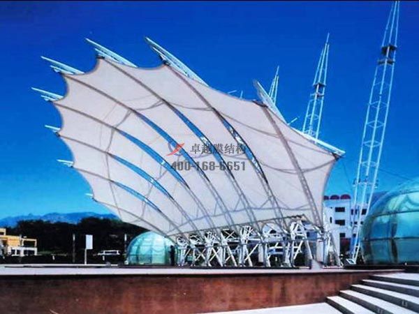 克拉瑪依張拉<font color='red'>膜結構景觀</font>小品【案例圖片】