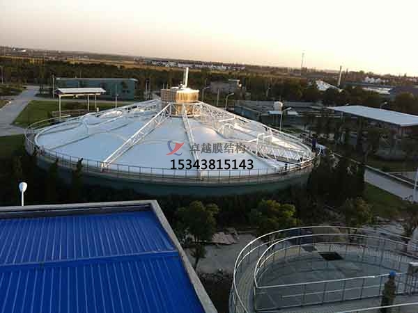 十堰市污水池反封閉罩棚設(shè)計(jì)施工、案例圖片 ?