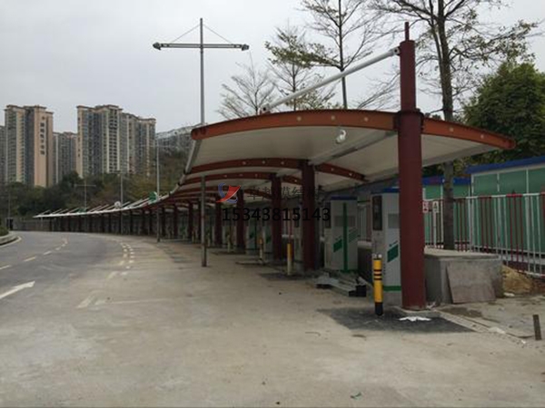 秦安膜結構停車棚【設計生產(chǎn)安裝】
